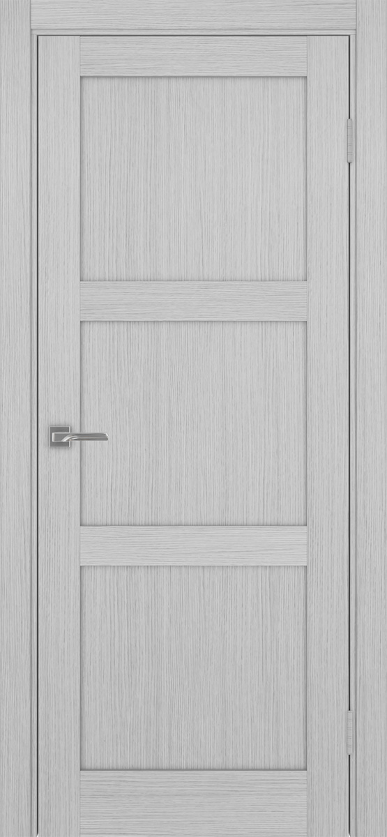 Дверь межкомнатная Оптима Порте Турин 530.111, цвет серый дуб, экошпон, глухая