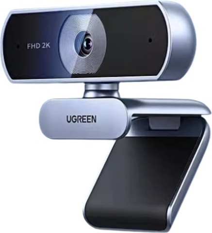 Веб-камера UGREEN CM717 (25442) 2K Full HD 1080P Webcam, серый
