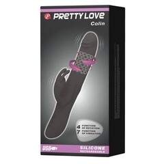 Ротатор-вибратор со стимулятором клитора 