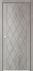 Межкомнатная дверь Севилья 21 / Цвет Бетон светлый / Двери Верда