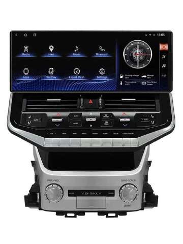 Магнитола для Toyota Land Cruiser 200 (2015-2021) Android 12 6/128GB QLED DSP 4G модель KP-T1603