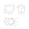 BelBagno BB7306CHR/SC UNO 2.0 Унитаз подвесной безободковый с сиденьем дюропласт soft close