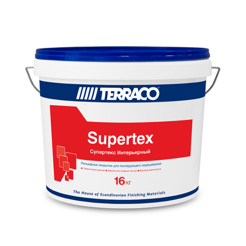 Terraco Supertex Interior/Террако Супертекс Интерьерный готовое к применению пастообразное покрытие для внутренних работ