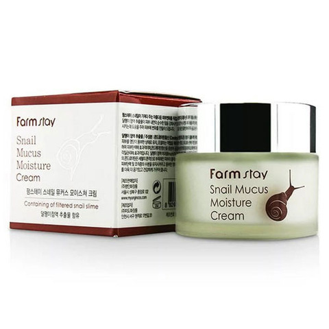 Farmstay Snail Mucus Moisture Cream - Крем для лица увлажняющий с муцином улитки
