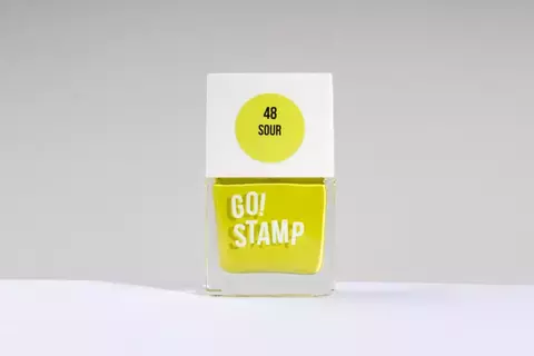 Лак для стемпинга GO STAMP 48 Sour 11мл