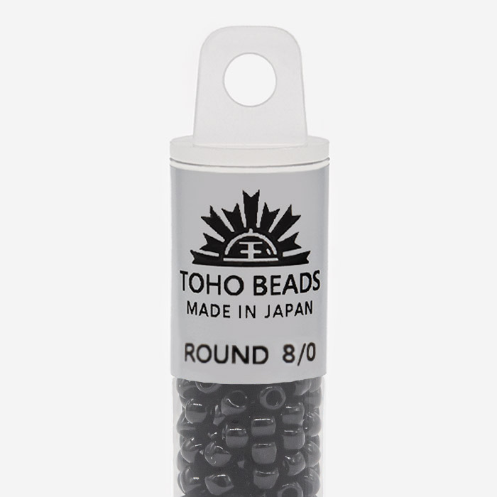 Японский бисер TOHO Round 8/0 (№49), непрозрачный глянцевый