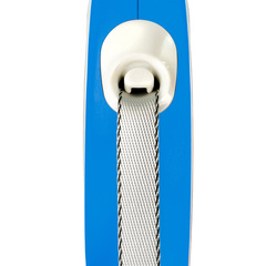 Flexi NEW LINE Comfort рулетка New Classic XS (до 12 кг) лента 3 м серый/синий,