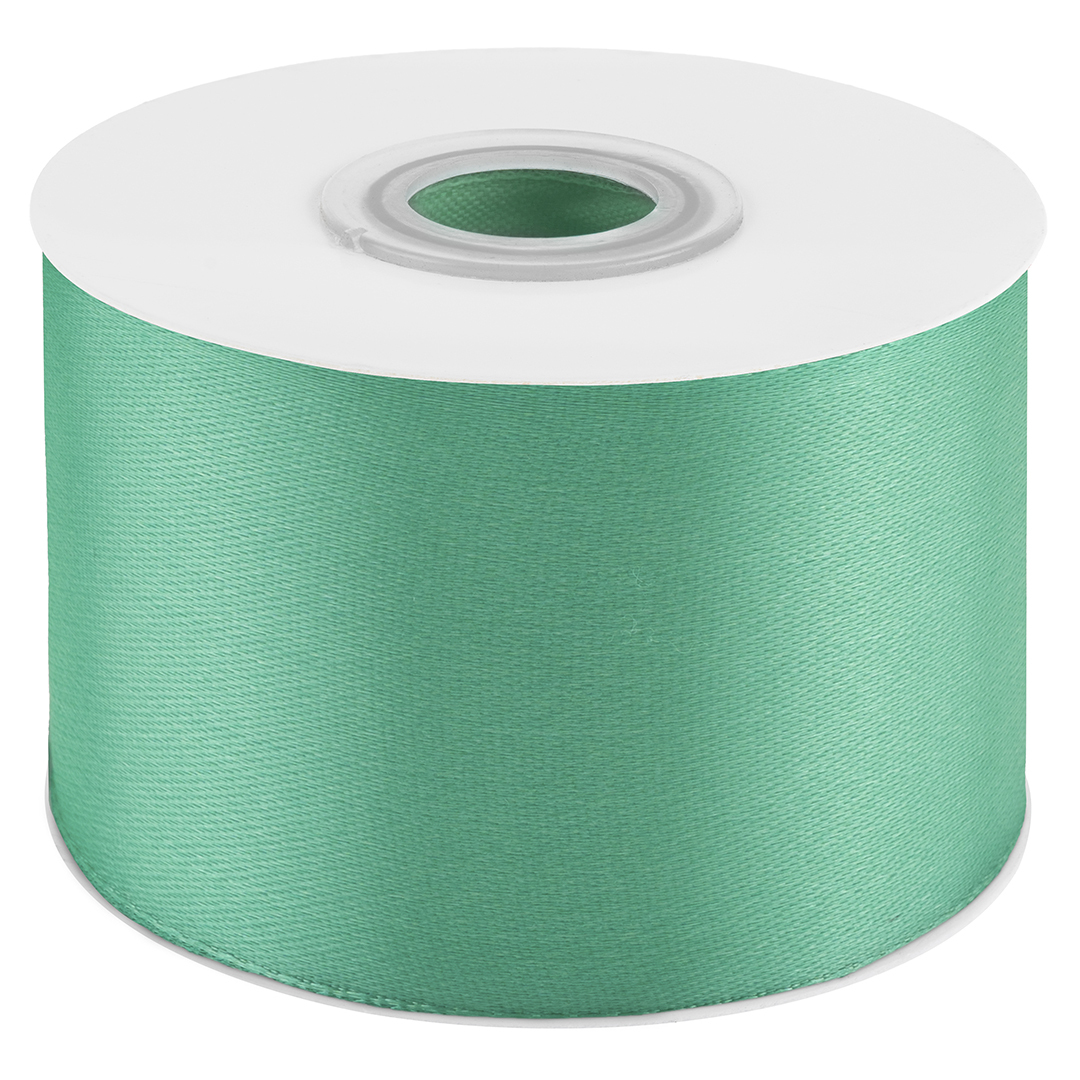 Лента Атласная (5см*22,85м) Бирюзовый.