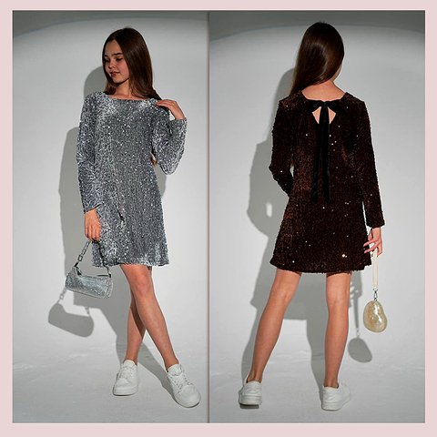 Платье праздничное д (9-13) 261110-J4114