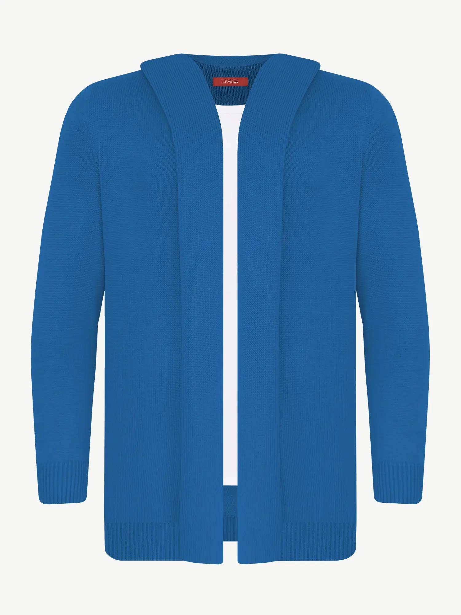 Кардиган с капюшоном из экохлопка