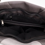 Сумка Саломея 376 мульти итальянский серо-черный