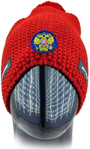 Картинка шапка Ski Time Star red - 2