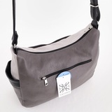 Сумка Саломея 506 мульти итальянский серо-черный