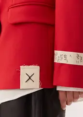 Жакет GOD SAVE THE PRINCESS красного цвета