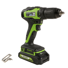 Дрель-шуруповерт Greenworks GD24DD35K2 24V (35Нм) аккумуляторная, с АКБ 2 А/ч и ЗУ (в кейсе)