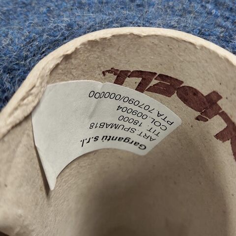 Микробукле кашемир (32%) с альпакой GARGANTU / SPUMA 1800 серо-синий