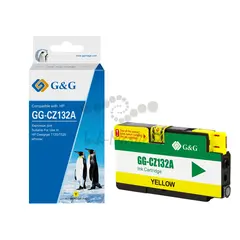 Картридж струйный G&G GG-CZ132A желтый (26мл) для HP DJ T120/T520