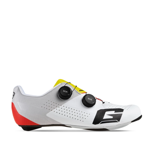 Велотуфли Gaerne G.Jet White/Red/Yellow 42.5
