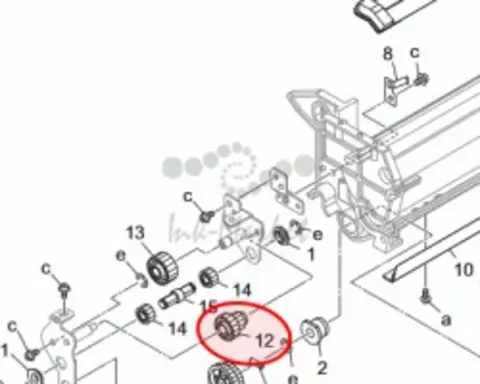 Шестерня привода /2 Konica Minolta A9JT534800