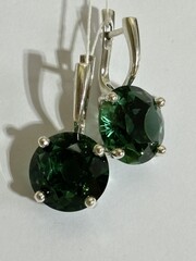 Корона (серьги из серебра)