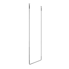 38143#147 Gessi Goccia Полотенцедержатель потолочный 60см h=160см, цвет: шлифованный хром фото