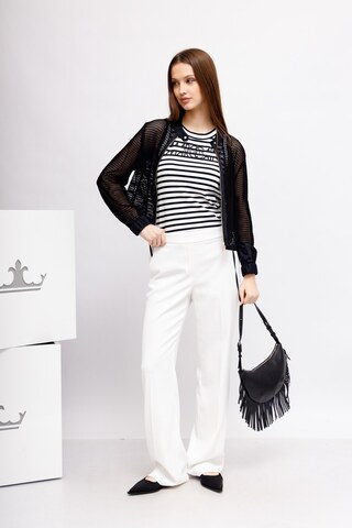 Marc Cain Брюки широкие с эластичной вставкой на поясе