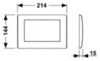 Клавиша смыва для унитаза TECE TECEplanus 9240311