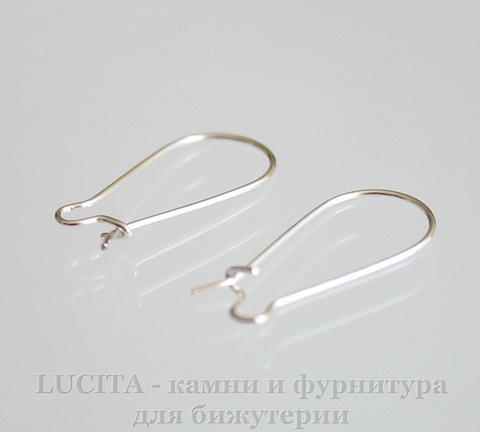Швензы - петли длинные, 28х12 мм (цвет - серебро), 5 пар