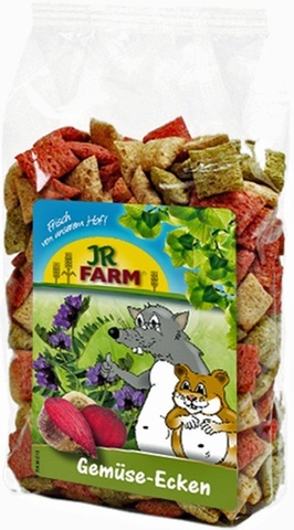 JR Farm лакомство для грызунов подушечки из овощей 100 г