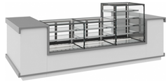 Кондитерская витрина CARBOMA COSMO KC71-130 VV 1,2-1 BUILT-IN