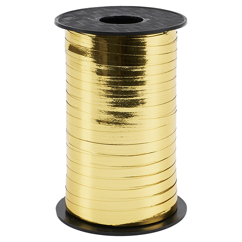 Лента металлик (0,5см*250м) Светлое Золото