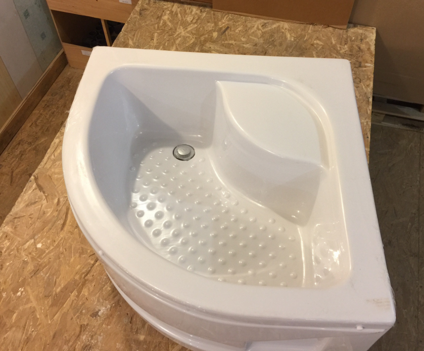 Глубокий душевой поддон SapBox 6514-80 80x80x45 купить дешево в Санкт ...