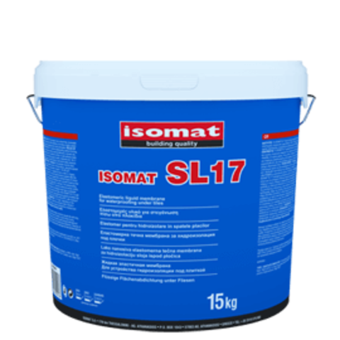 Isomat SL 17/Изомат СЛ 17 жидкая эластомерная мембрана для устройства гидроизоляции под плитку