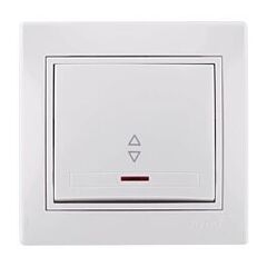 MIRA 701 0202 114 Выкл. VIEN с подсв.бел с вст.с/у