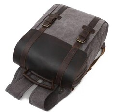 Рюкзак из ткани и кожи BUG 398 Gray