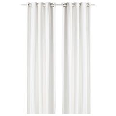 Комплект штор IKEA MOALINA (МОАЛИНА), Белый, 145x250 см, 2 шт