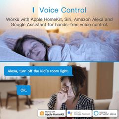 MSS510 Умный выключатель Meross Smart WiFi Wall Switch - Touch Button