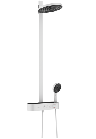 Hansgrohe Pulsify EcoSmart 24241700 Душевая система с термостатом (белый матовый)