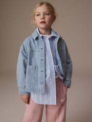 Куртка джинсовая для девочки Next E25-199, Голубой