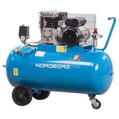 NORDBERG (NC100/360_220) Компрессор поршневой с ременным приводом, объем 100 л