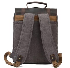 Рюкзак из ткани и кожи BUG 398 Gray