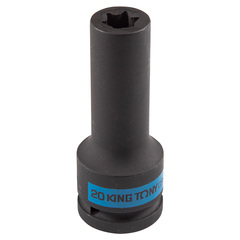 KING TONY (647520M) Головка торцевая ударная глубокая TORX Е-стандарт 3/4", E20