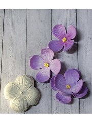 Молд пластиковый М-9 лепестки сирени 7х7см