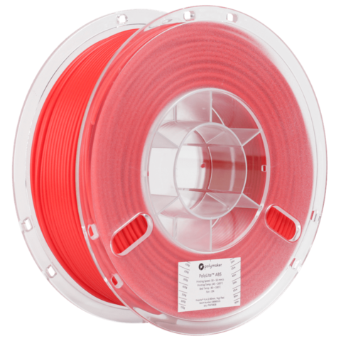 Пластик для 3D-принтера PolyMaker PolyLite ABS, 1.75 мм, 1 кг, Красный