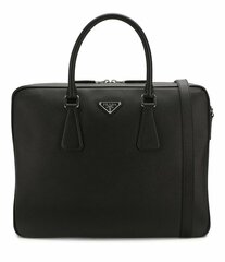 Портфель PRADA Saffiano, чёрный