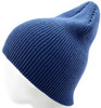 Картинка шапка вязаная Skully Wear beanie long thick navy - 9