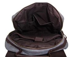 Рюкзак из ткани и кожи BUG 398 Gray