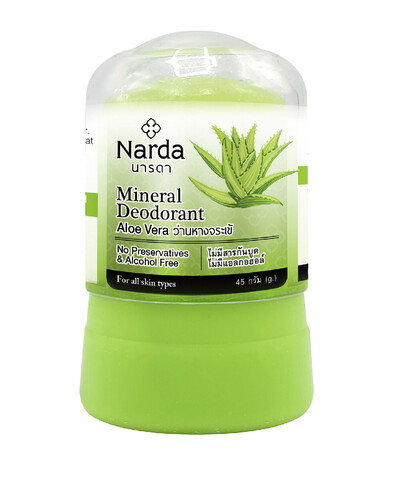 Mineral Deodorant ALOE VERA, Narda (Дезодорант кристаллический АЛОЭ ВЕРА, Нарда), 45 г.