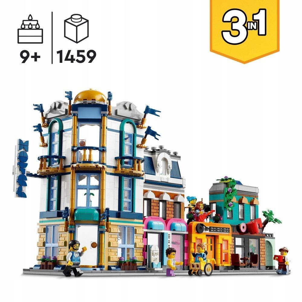 Конструктор LEGO Creator 3 в 1 Главная улица Хай-стрит Лего 31141 купить в  Москве | Доставка по России.