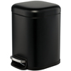 Ведро мусорное с педалью, графит, 6 л